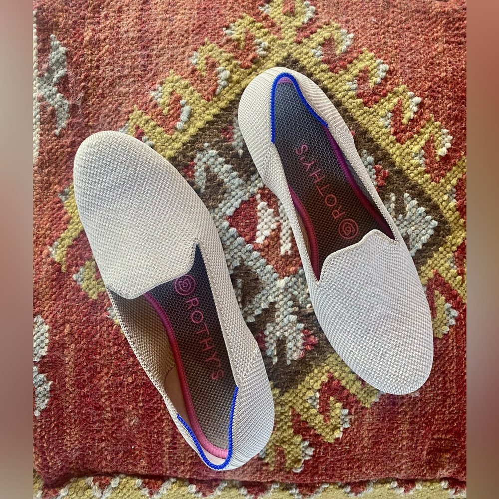 EUC Rothy’s “The Loafer” in almond taupe – Women’s Size 7.5 🌼 with inserts 🌷 - Picture 8 of 11